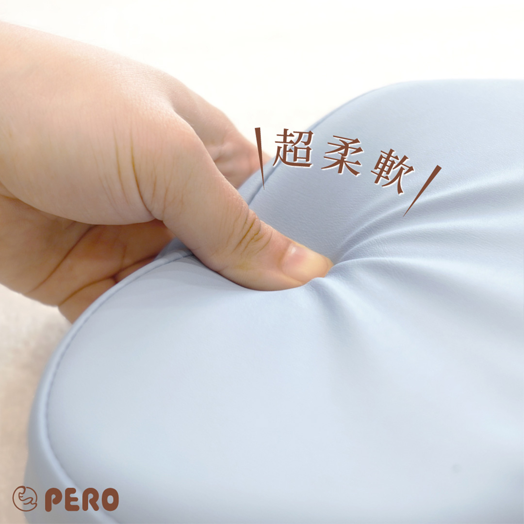 增高墊側睡頭枕(晴空藍) (皮革)